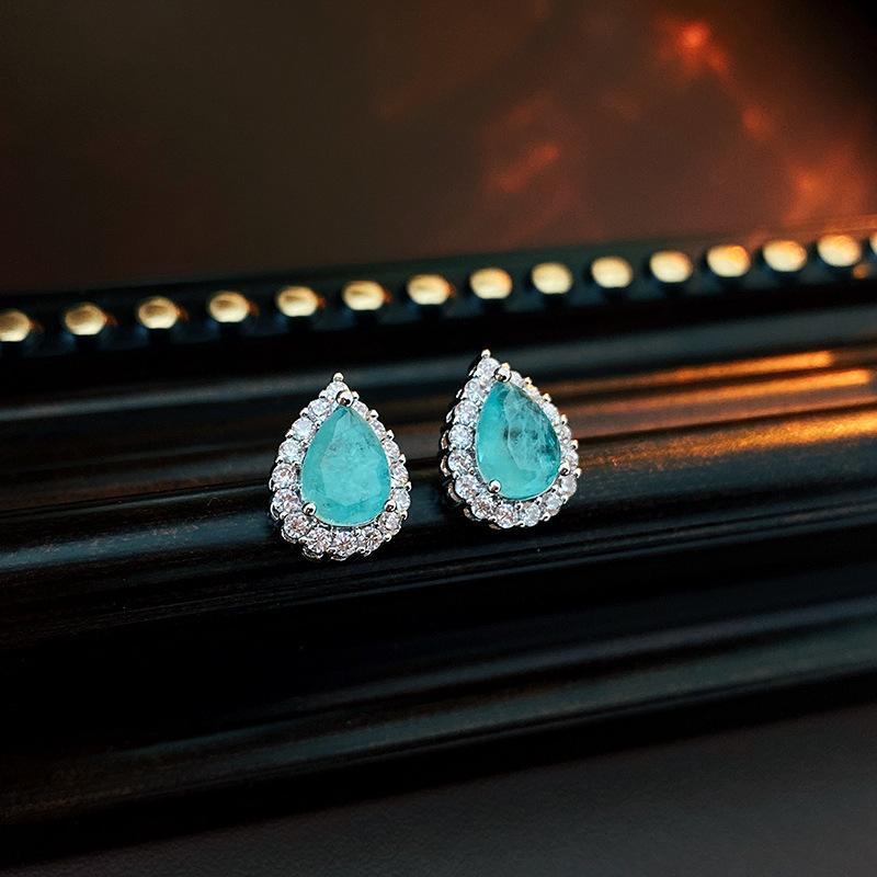 Silver Needle Flower Fringed Earrings French Light Luxury Temperament Earrings, Niche High-end Earrings