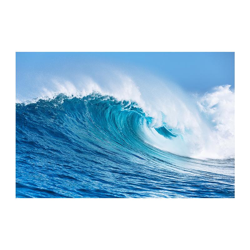 

Океан Гигантские волны Пейзаж Плакат Современный Синий Вид на море Настенная Живопись Холст Картина Печать Гостиная Домашний Декор Картина Прибой Cuadros 70x100cm No Framed