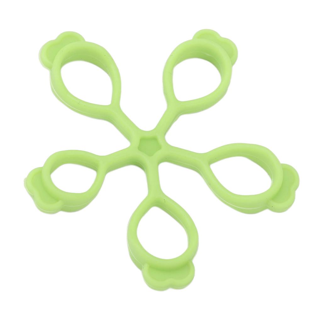 Silicone Finger Stretcher Flower Shape Springback Decompression Hand Grip Strengthener for Office Outdoors