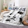 Tottenham Team Print FlAannel Blanket, High Quality Comfortable for All Seasons, Home Decor, Warmth and Comfort