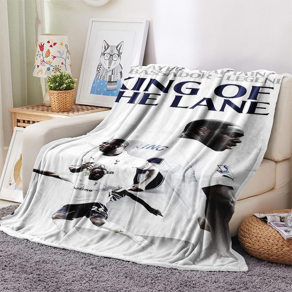 Tottenham Team Print FlAannel Blanket, High Quality Comfortable for All Seasons, Home Decor, Warmth and Comfort