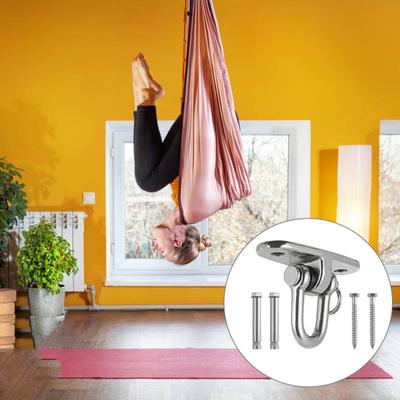 Ceiling Mount Swing Hanger with Screws Heavy Duty 360 Degrees Swivel Indoor Outdoor Porch Yoga Swing Hammock Hanging Chair Ceiling Hook