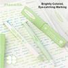 Planwith 3-in-1 Colored Pens Smooth Writing No Smudge Assorted Core Gel Pen, Take Notes Mark Highlights School Office Supplies