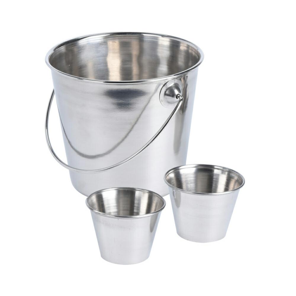 Fries-Bucket mit Griff und zwei Saucenbehältern - Bild 4