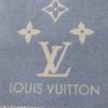 Excellent LOUIS VUITTON Scarf Escalp Reykjavik Monogram blue cashmere M75704 Used