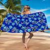 Cartoon Hawaii Artwork Printed Microfiber Beach Towel, Soft And Absorbent, Quick-Dry, Ideal for Summer Travel, Beach Essential, Swimming Pool