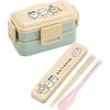 Skater Bento Box Chiikawa 600ml Antibacterial Fluffy Dome Lid 2 Tiers for Women Made in Japan PFLW4AG-A