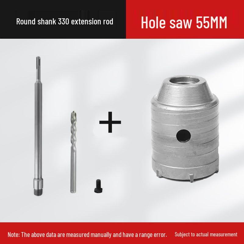 Electric Impact Drill Bit for Cement and Brick Walls - Dry Drilling Opener for Air Conditioner and Water Pipe Installations