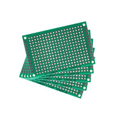 5 Stück Leiterplatte 4*6CM Einseitige Prototypenplatine Grün Universelle Leiterplatten DIY Elektronik-Bausatz