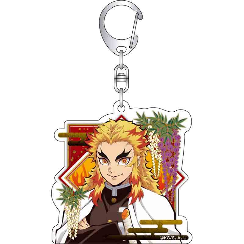 Demon Slayer Durable Keychain Acrylic Anime Cartoon Accessory Tanjiro Nezuko Pendant Charm Bulk Now Available Beautiful Design