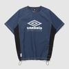 UMBRO Crispy Taslan Short Sleeve Piste Navy (Uq221Cwt58) (B Type)