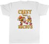 Crazy about Nachos Unisexs TShirt Mexican Fiesta Chips Tee Gift
