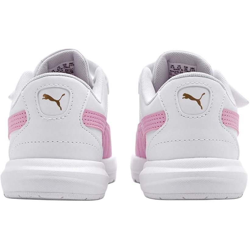 PUMA Evolve Court V Low top Kids' Skateboarding Shoes White Pink Teenagers 404315-02