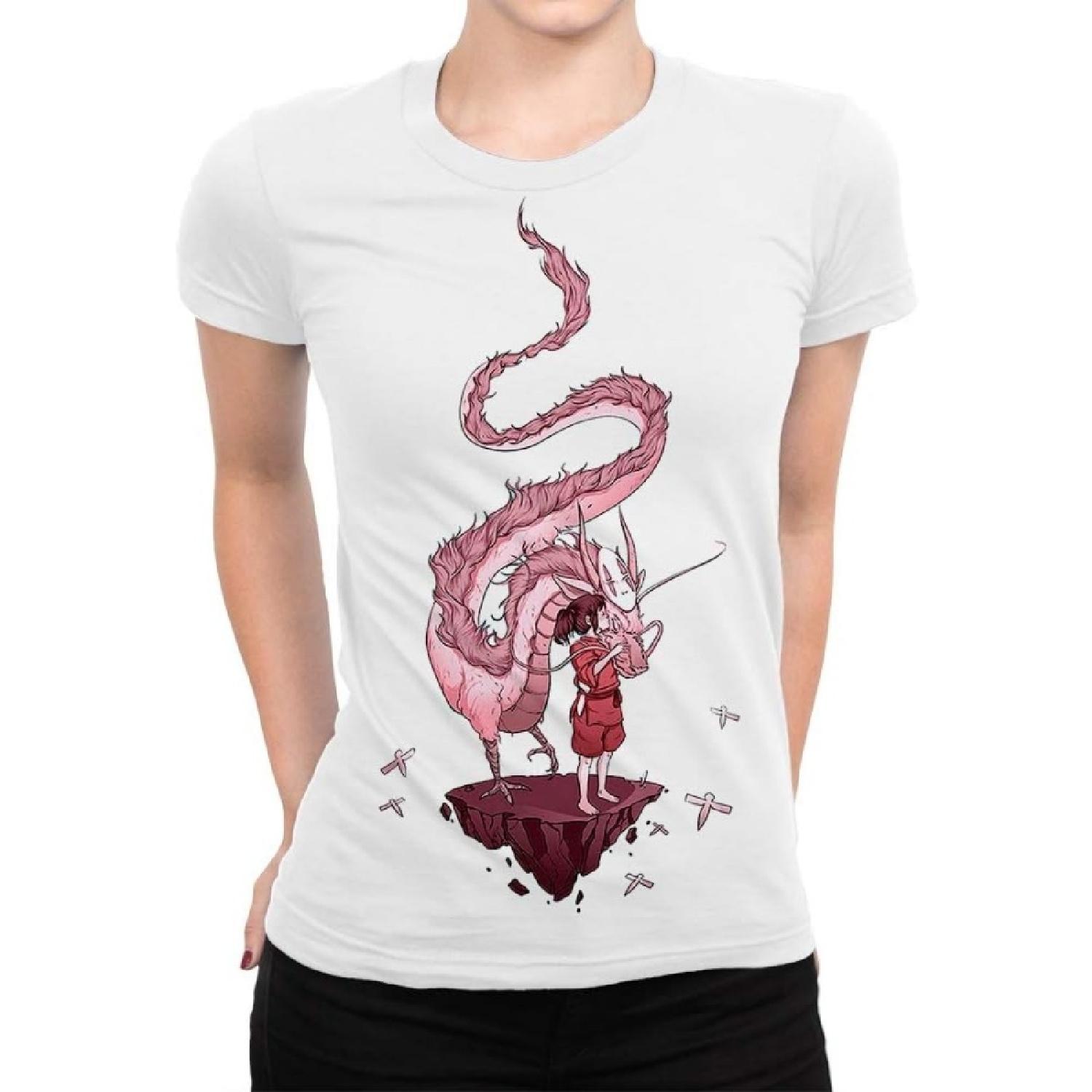 

Spirited Away T-Shirt, Studio Ghibli Tee, Men s Women s (M - Female) XXXXXL білий