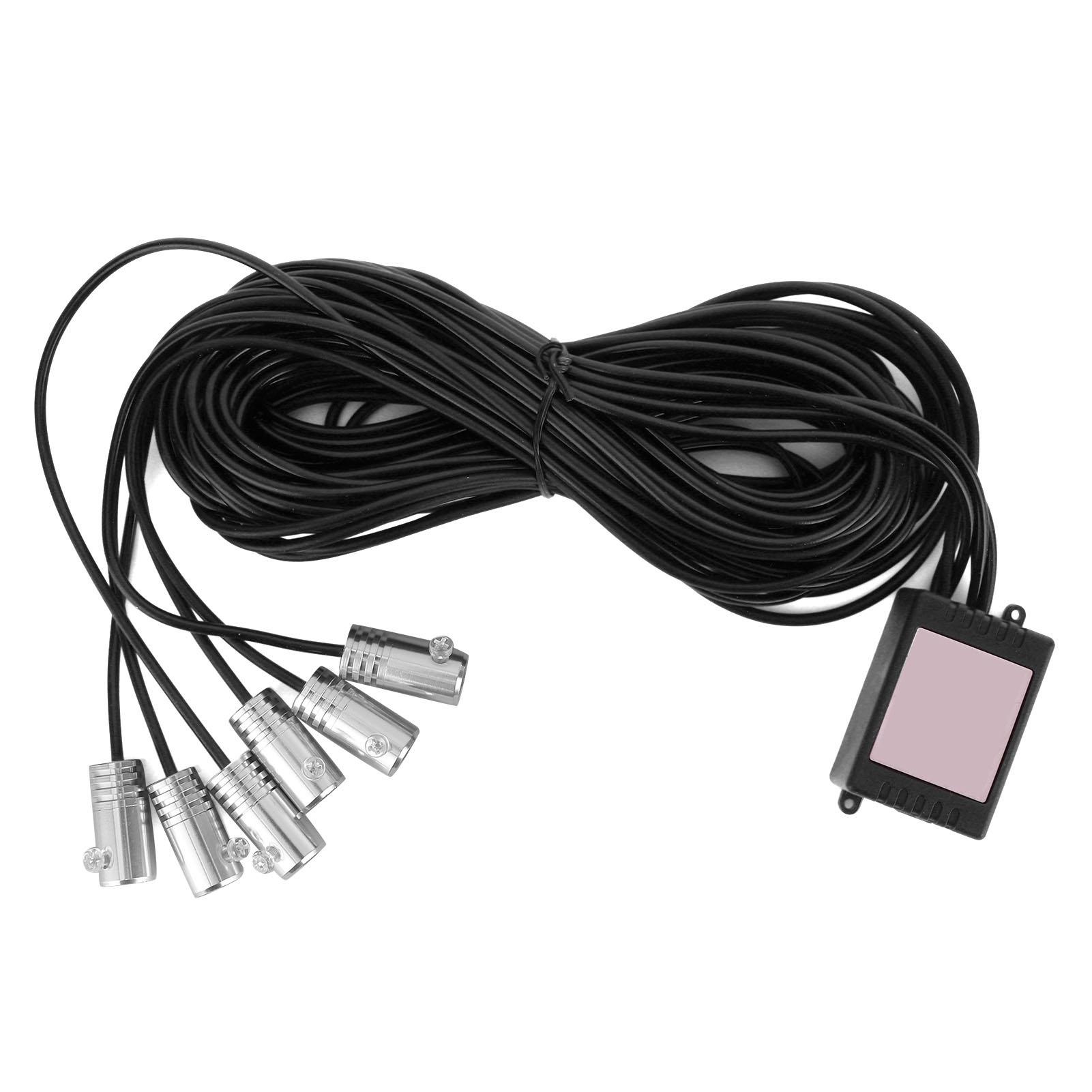 

Светодиодная подсветка RGB Цветная музыка Звуковое управление Несколько режимов 6 ламп для внутренней дверной панели автомобиля