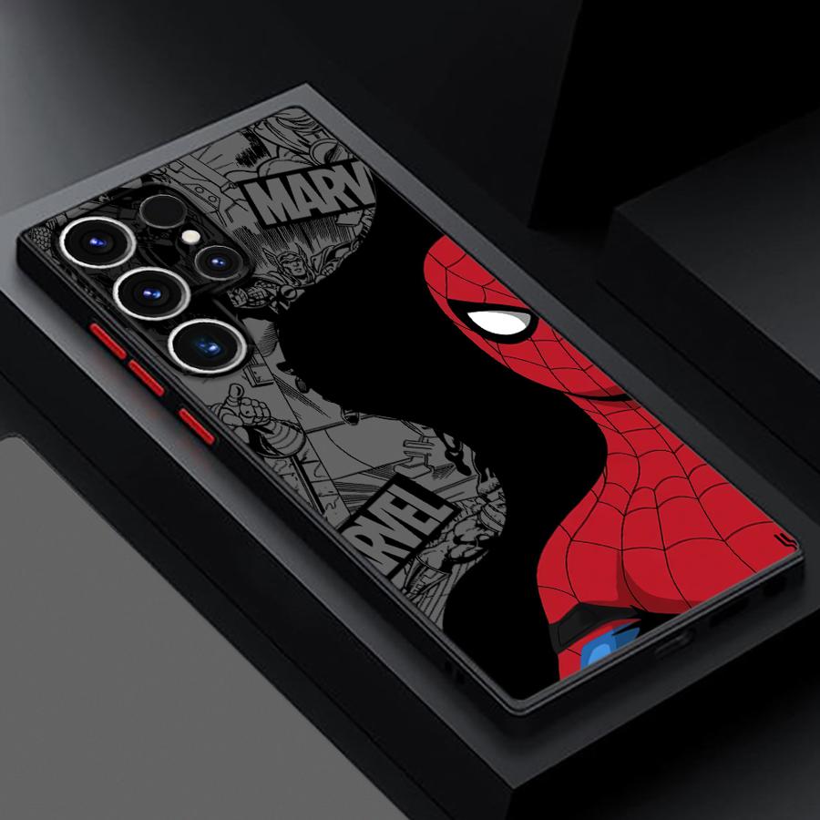 Case for Samsung Galaxy S26 S22 S23 FE S20 S25 Ultra S21 S24 Plus Note 20 10+ Funda Phone Cover Marvels Spider-Man Venom