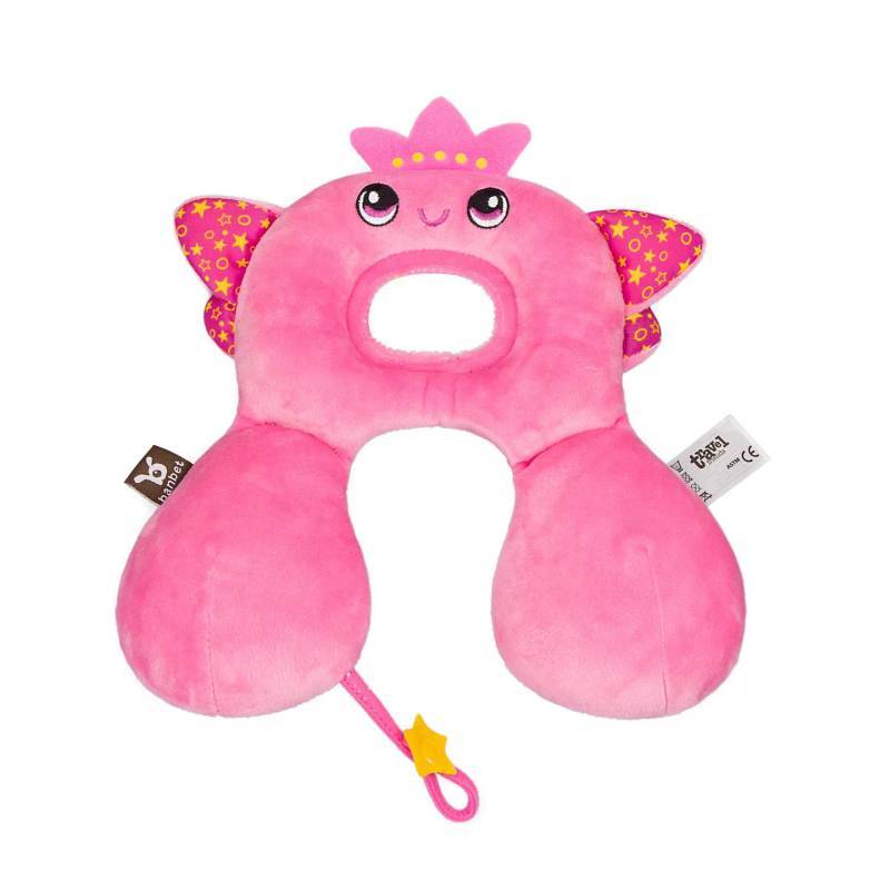 Baby Car Neck Pillow With Cartoon Animal Designs For Comfort And Protection