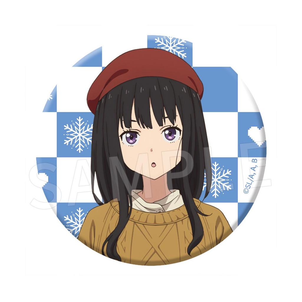 Genuine Lycoris Recoil Four Seasons Double Flash Badge: Kisaragi Chisato & Inoue Takina