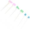 6Pcs Hair Dyeing Brush Set Silicone Hair Coloring Dyeing Hairdressing Tool for Hair Salon