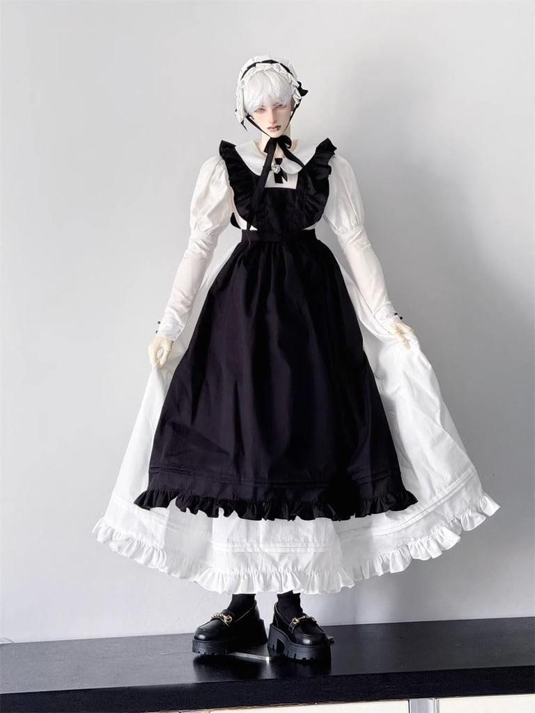HAMRETHYPPZ BJD Ball Jointed Doll Doll Doll Maid Ball Jointed Doll Maid Cute Maid Suit and Body Not Black 1/4 1/6 1/3 Dress, Costume, Outfit,