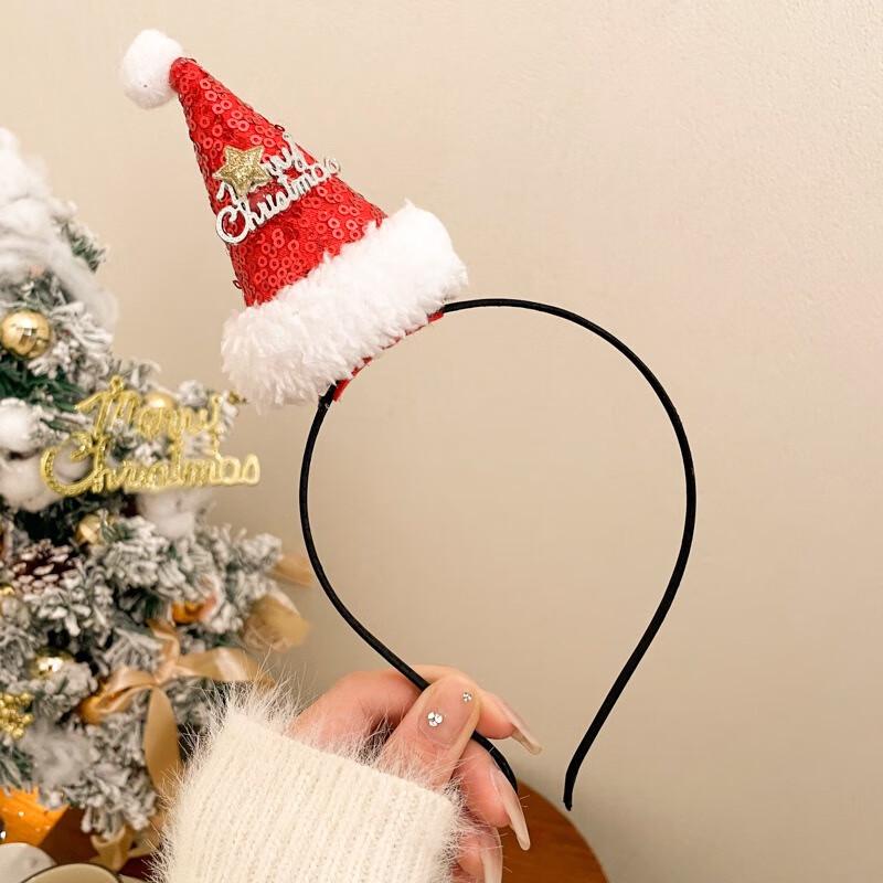 

Christmas Deer Antler Hair Clip Set