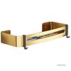 Wall-Mounted Nail-free Shampoo Golden Holder Storage Shelf Toilet Basket Holder Storage Rack Hanging Bathroom Shelves Organizer