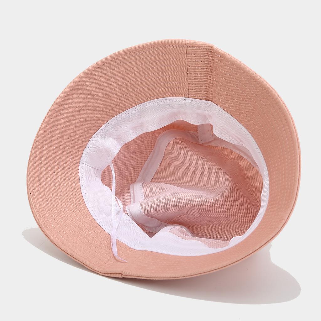 Korean version of the new flamingo embroidered bucket hat female students outdoor shopping macaron basin hat couple hat