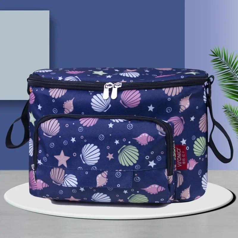 Non-Toxic Black Stroller Organizer Bags Mummy Large Capacity Travel Hanging Bag Bottle Holder Pram Diaper Bags Baby Stroller Accessories