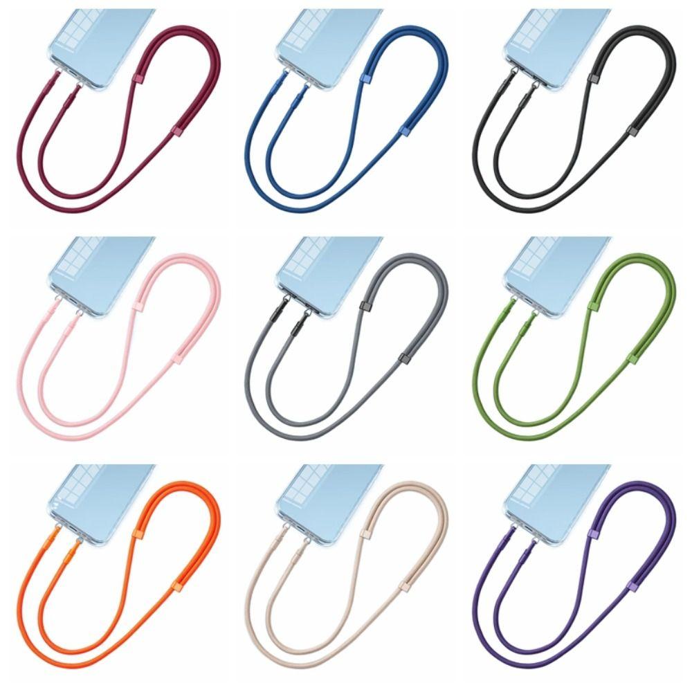Adjustment Mobile Phone Lanyard Double Buckle Phone Neck Straps  Hanging Ornaments