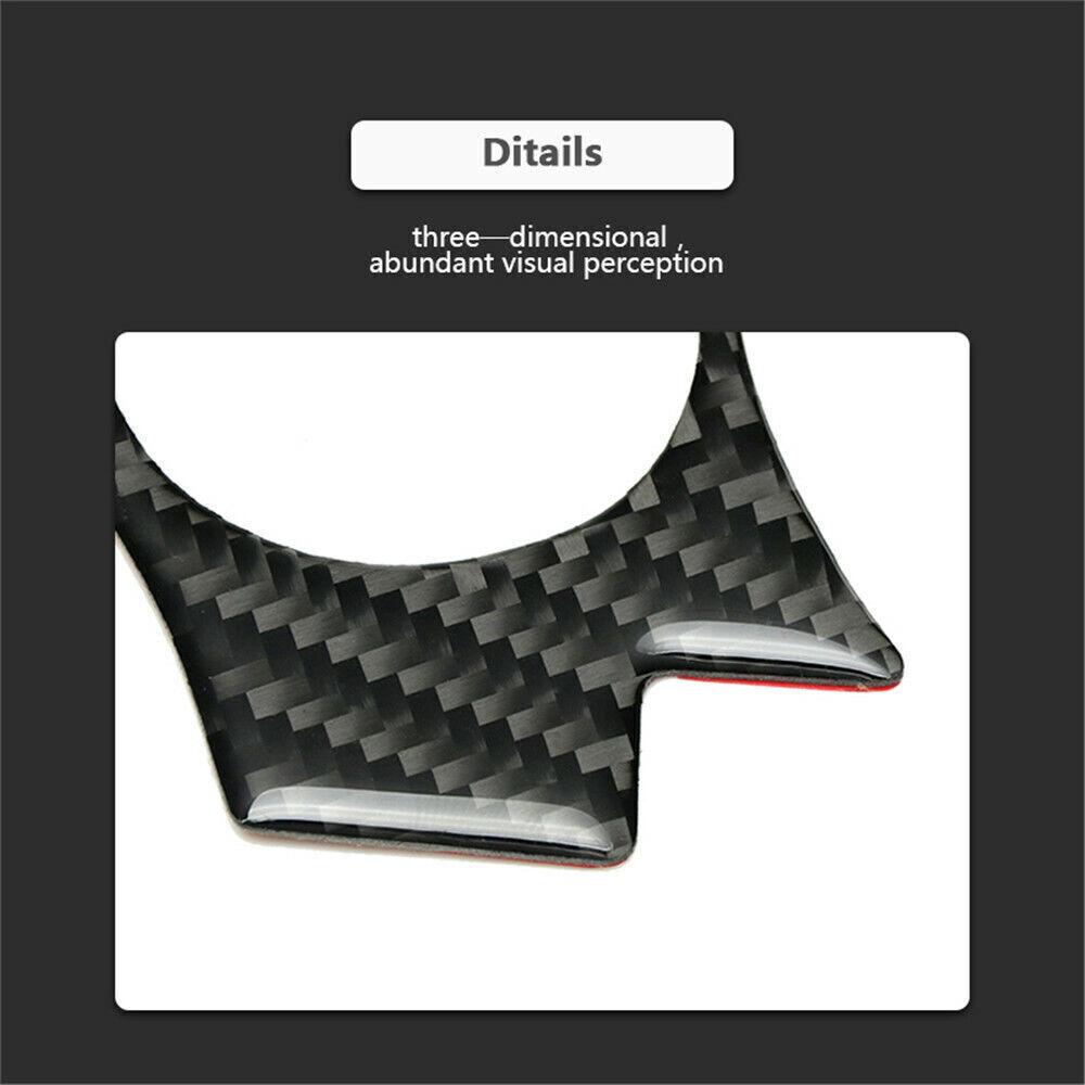 Carbon Fiber Steering Wheel Button Cover Trim For Lexus IS250 IS350 2013-2017