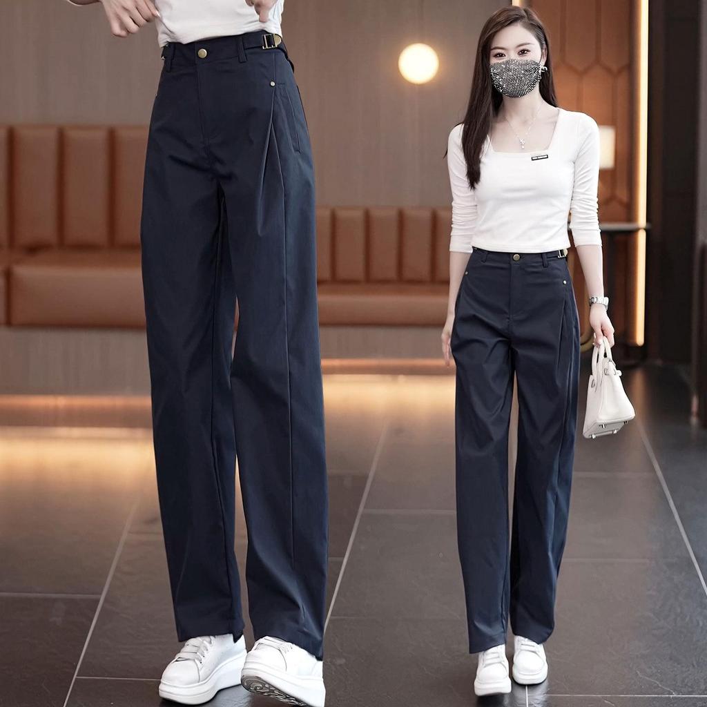 Women's Plus Velvet Thickened Workwear Pants - Winter/Spring Casual Long Pants 2025 New Style