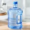 Food Grade Plastic Water Jug with Handle And Cap, Reusable Large Capacity Dispensers, Easy Grip Dispenser Transparent Bottle for Home Office