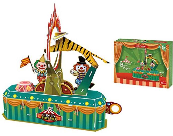 

3D 47 Circus Tiger K1302h Puzzle, Pieces,