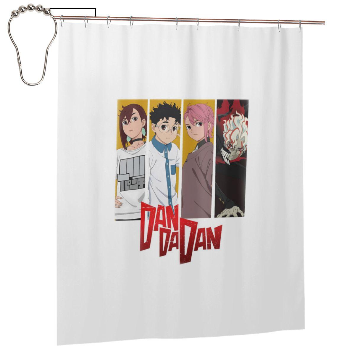 

Anime Dandadan Turbo Granny Cat Shower Curtain Bathroom Polyester Waterproof Bath Curtains With Hooks W60H190(CM)-1 Pcs