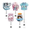 New Cartoon Acrylic Medical Supplies Badge Reel Retractable ID Badge Holder With 360 Rotating Alligator Clip Name Holder
