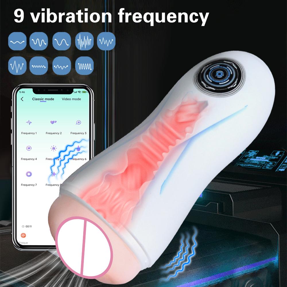 Automatic Male Masturbator Cup Blowjob Sucking Sex Machine Suction Blowjob Vagina Masturbation Pussy Vibrator Sex Toys for Men