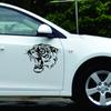 28X28Cm Powerful Tiger Head Motorcycle Vinyl Decal Car Sticker Personality