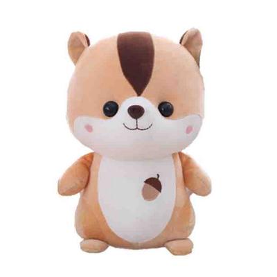 Plyšová hračka Nature Times Squirrel, hnědá, 40 cm, oblíbené hračky pro korejské děti