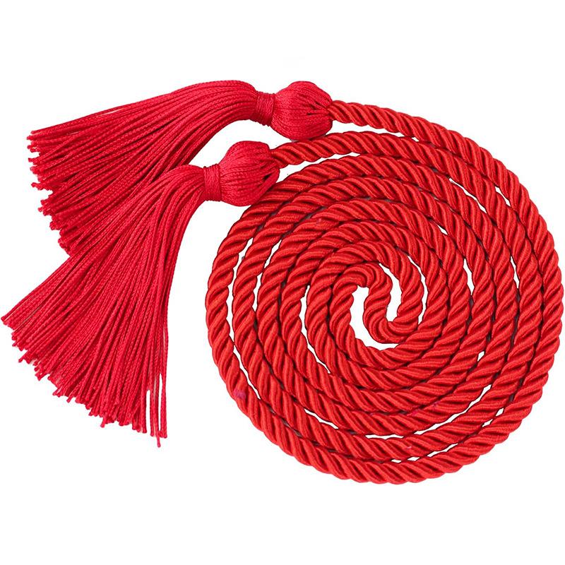 

1Pcs 170Cm Tassels Long Rope Double Fringe Trim Tassels Graduation Honor Cords For Diy Craft Curtain Bachelor Gown Accessories A14