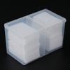Nail Wipe Storage Box Cotton Pad Storage Box Independent Double-Compartment Nail Wipe Container Cotton Swab Stick Storage Box
