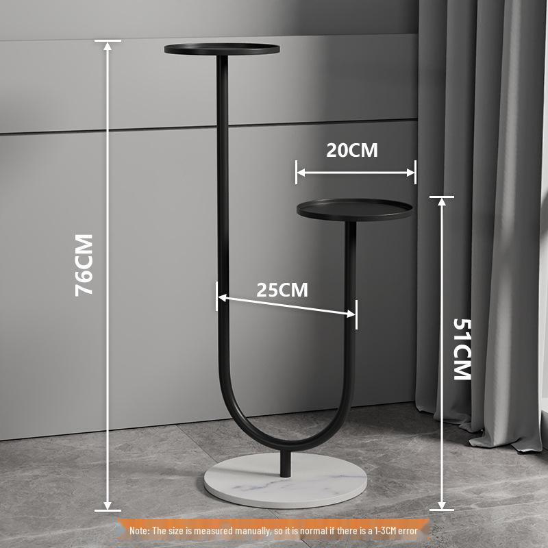 Moderno Semplice Porta Vasi a Più Strati da Pavimento per Decorazione Interna e da Balcone