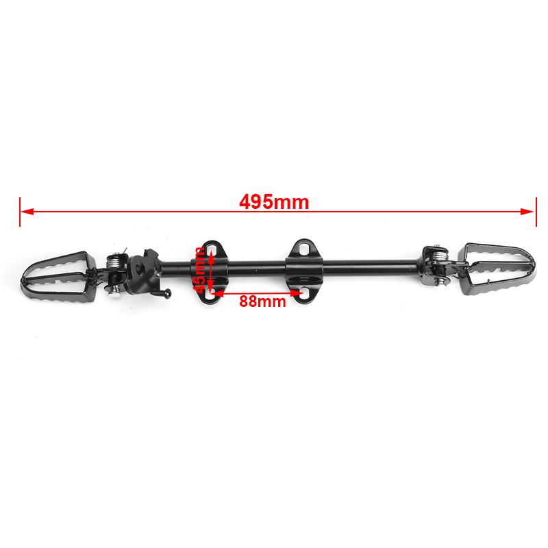 

Universal Motorcycle Pit Dirt Bike Motocross FootRest Footpegs Foot Rests Pegs Side Stand 110cc 125cc 140cc CRF50