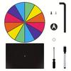 Heavy Type Rotating Prizes Wheel Game Reusable Colorful Game Wheel with Durability Metal Base For Kids Adults