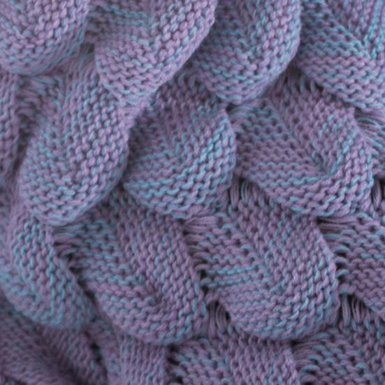 Mermaid Tail Blanket Knitted Scale Texture Elastic Thick Keep Warm Sleeping Bag