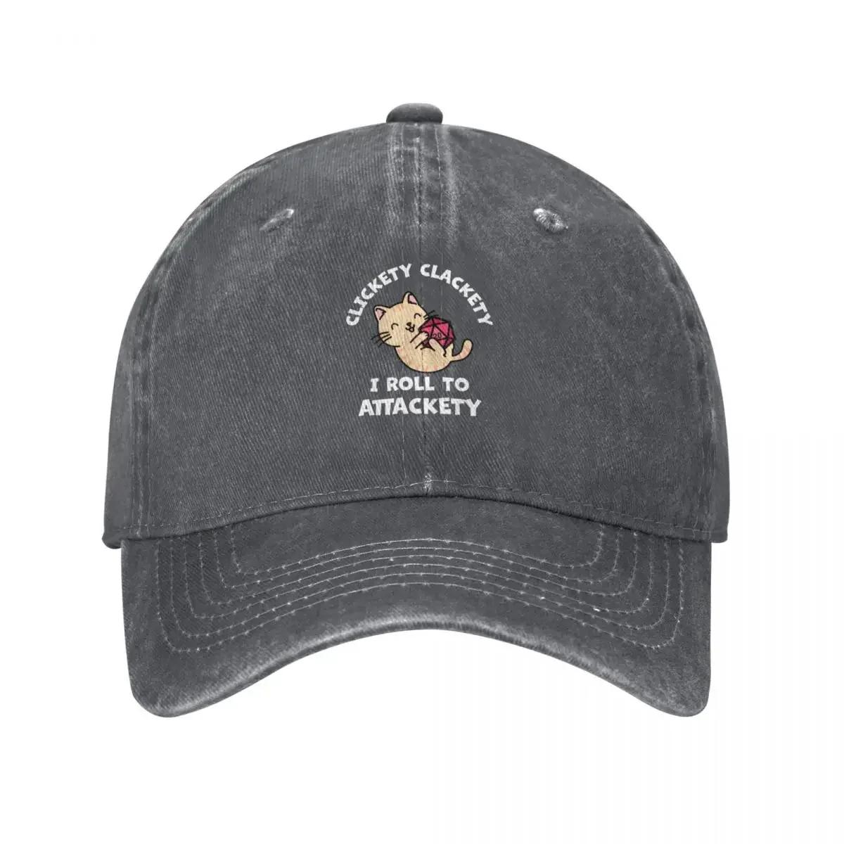 Clickety Clackety I Roll To Attackety Baseball Cap Rave Hat Unisex Hats Unisex Womens