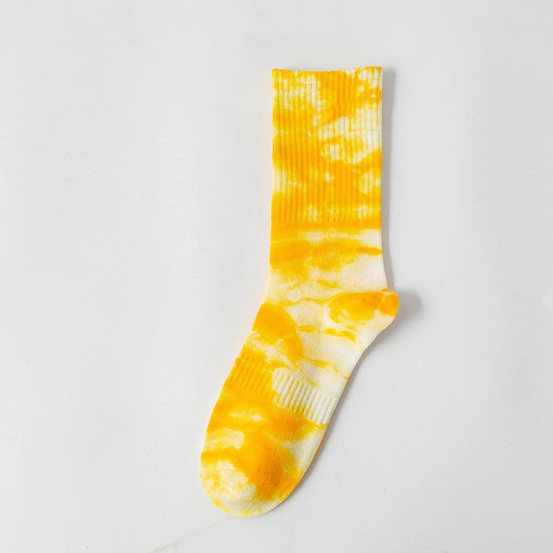 ABIF1 Long Tube Tie Dyed Hook Socks, Explosive Street Wear, Trendy and Fashionable Socks, Unisex Skateboarding, Sports, Leisure, and F