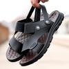2025 summer new men's outer sandals men's casual beach shoes open-toed sandals men's shoes