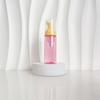 60ml Red Translucent Mousse Dispenser: Cosmetic Brush Foam Bottle for Face Wash and Travel Use