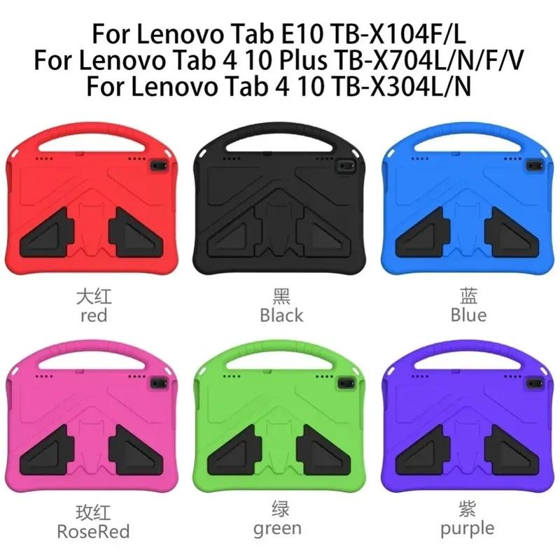 Tragbare EVA-Hülle für Lenovo Tab E10 Stoßfeste Abdeckung TB-X104F TB-X104L Hülle Tab 4 10 Plus TB-X704F TB-X704L TB-X304F TB-X304L