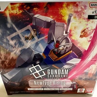 BANDAI Gundam Card Game GD01 Newtype Rising Sealed Booster Box 24 Packs